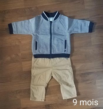 Ensemble sweat zippé + pantalon