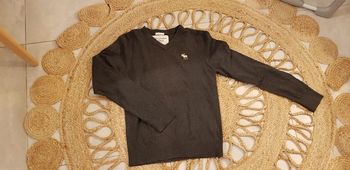 Pull en maille gris foncé