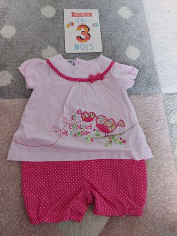 Barboteuse 3 mois