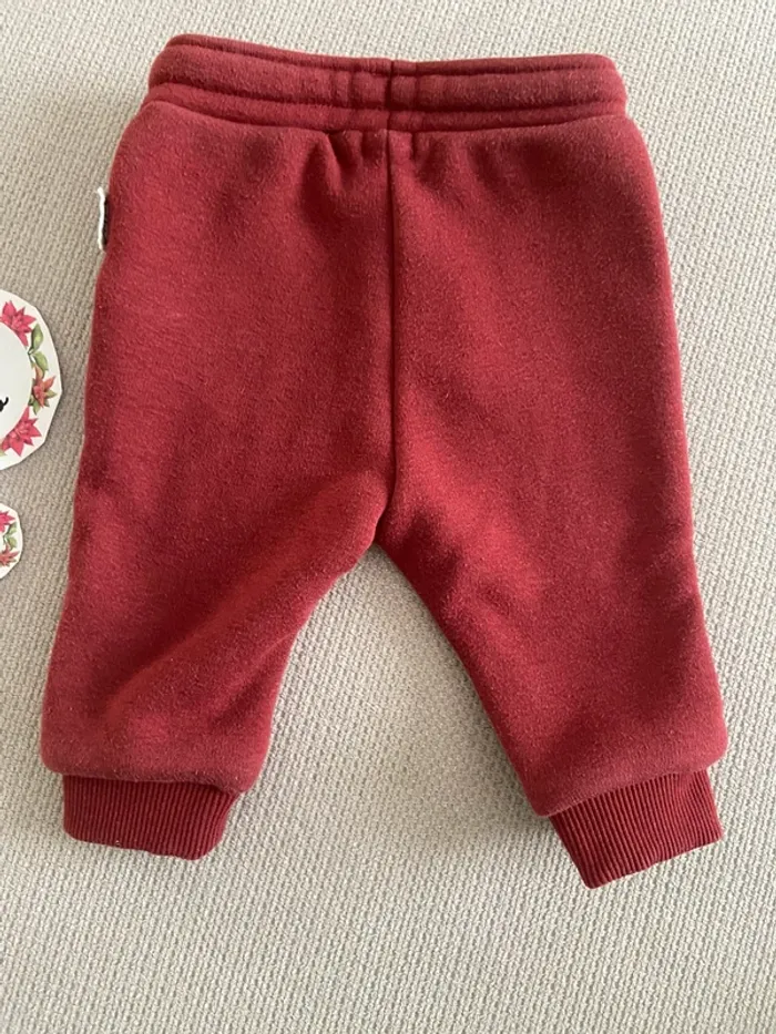 Pantalon de jogging rouge Kiabi 3 mois - photo numéro 4