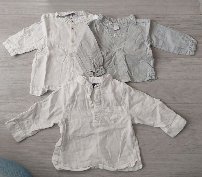 Lot de 3 chemisiers 6mois