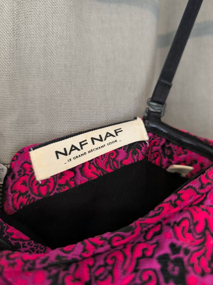 Robe bustier Naf Naf décor baroque S (36) - photo numéro 3