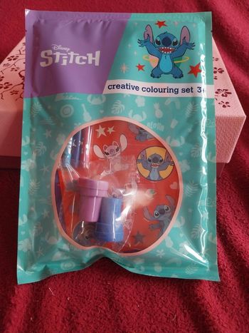 Set de coloriage stitch et Angel
