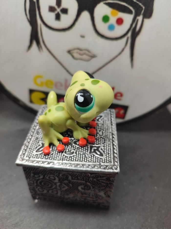 Lps01049 My Littlest Petshop Lps Pet Shop Authentic Grenouille Frog 805 - photo numéro 2