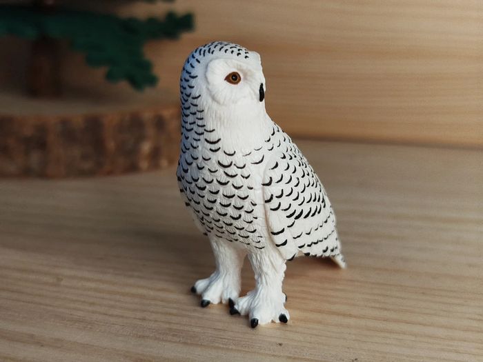 MOJO chouette des neiges Figurine animal de la forêt - photo numéro 2