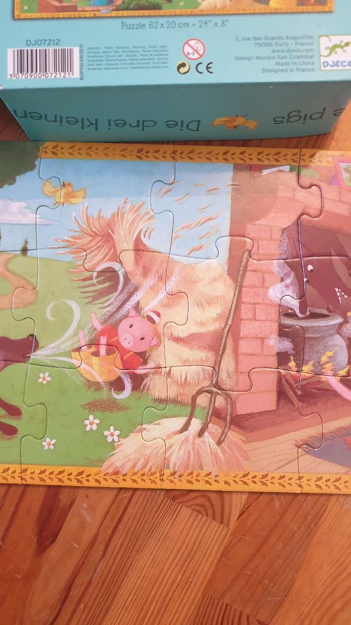 Puzzle 3 petits cochons - photo numéro 4