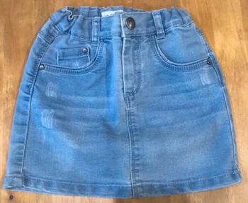 Jupe en jean bleu clair