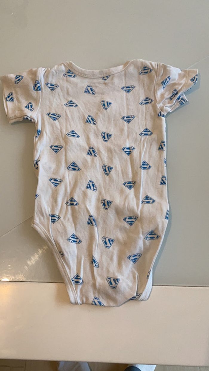 Lot de 2 body super baby 18 mois manches courtes - photo numéro 4