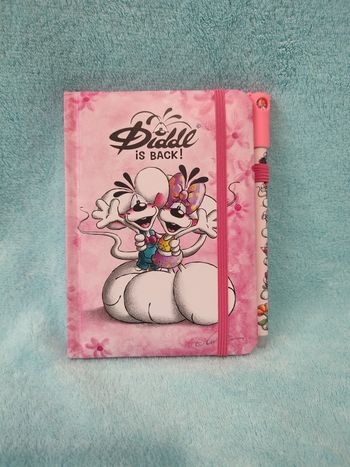 Carnet A6+ stylo twist effaçable rose 🐭 Diddl is back