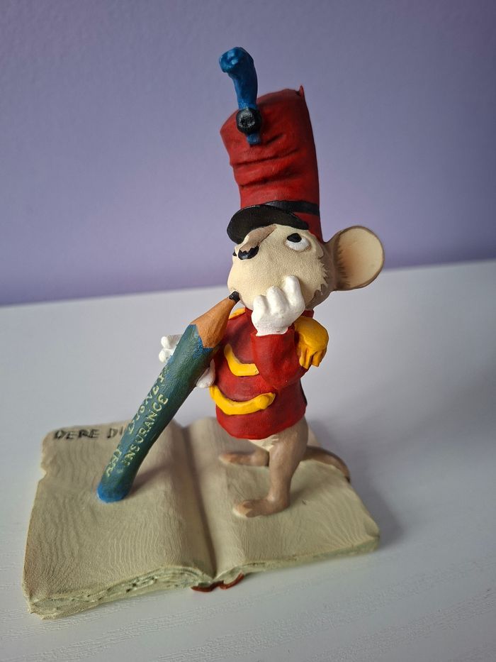 Figurine Walt Disney Archives Collection Timothy Mouse Maquette numérotée. - photo numéro 2