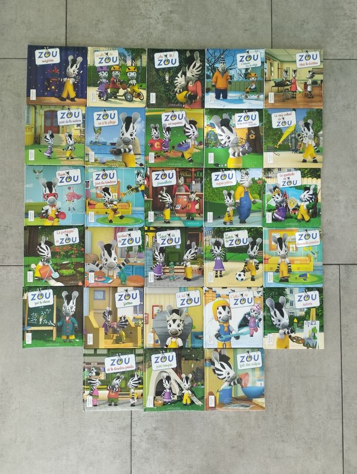 Lot livres zou