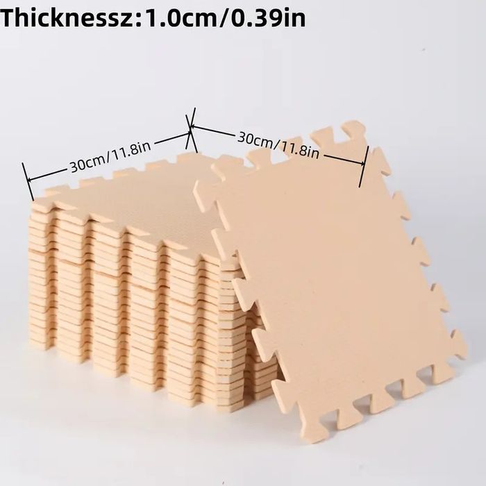 Dalles en mousse 🧩 Tapis antidérapant lavable et modulable - photo numéro 3