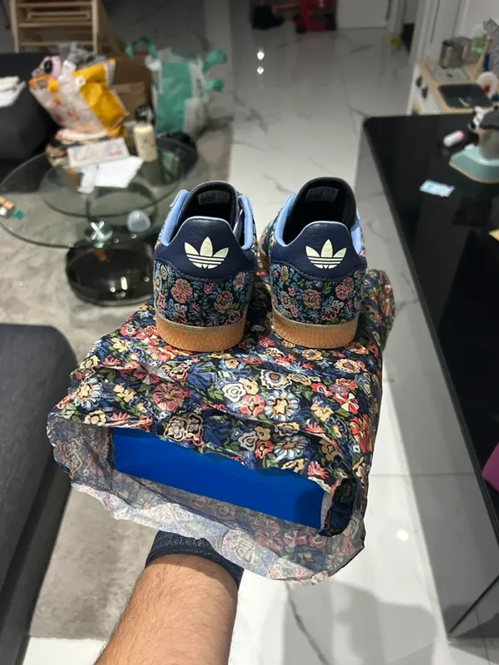 Adidas Samba Liberty London - Bleu - JH5207 - photo numéro 8