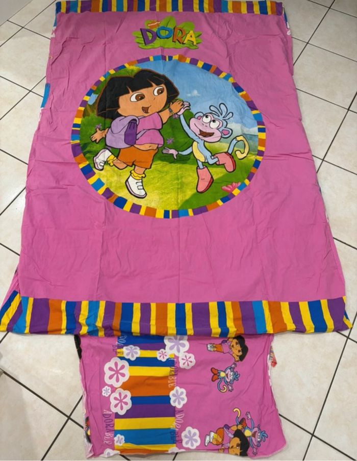 Ensemble dora parure coussin et serviette de bain - photo numéro 4