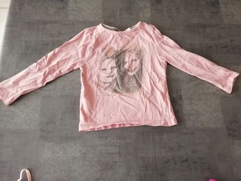 Haut manche longue rose