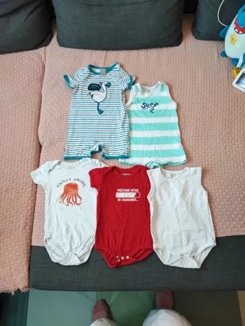 Lot body et barboteuse 18 mois