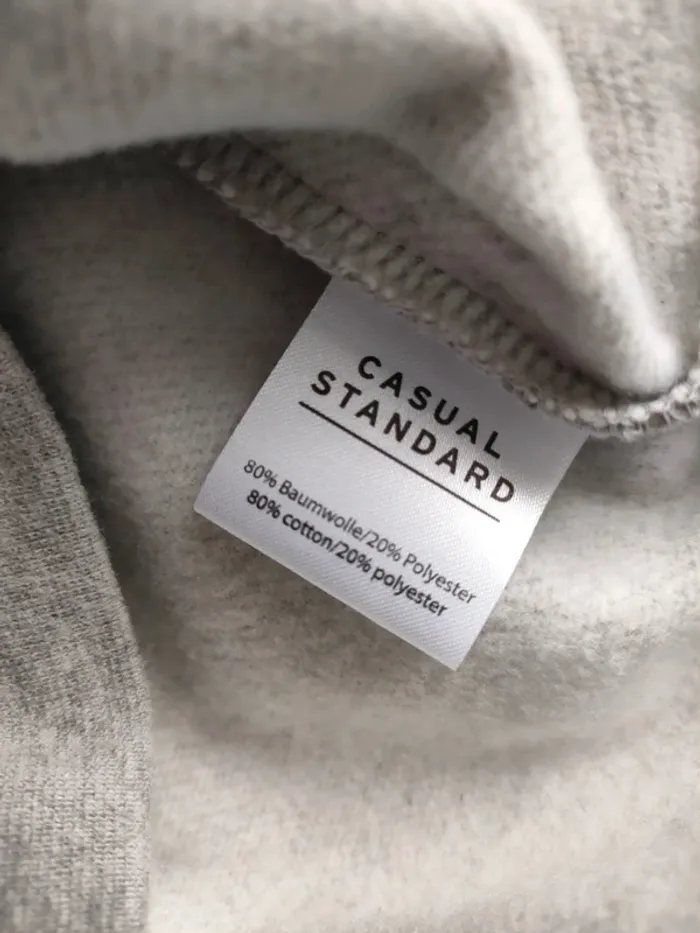 Sweat à capuche gris molletonné Taille M - photo numéro 11