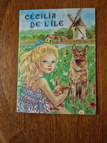 livre vintage cecilia de l'ile