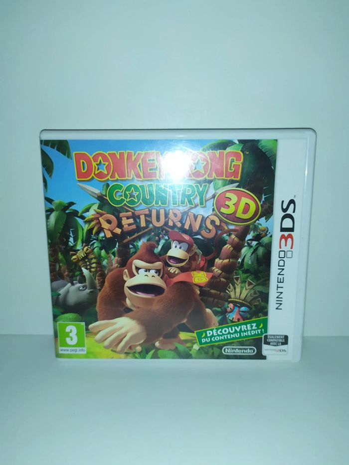 Donkey Kong country returns 3D Nintendo 3DS/2DS complet PAL - photo numéro 1