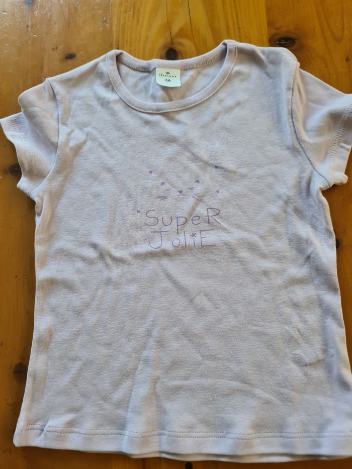 3 tee-shirts neufs floriane taille 5 ans - photo numéro 3