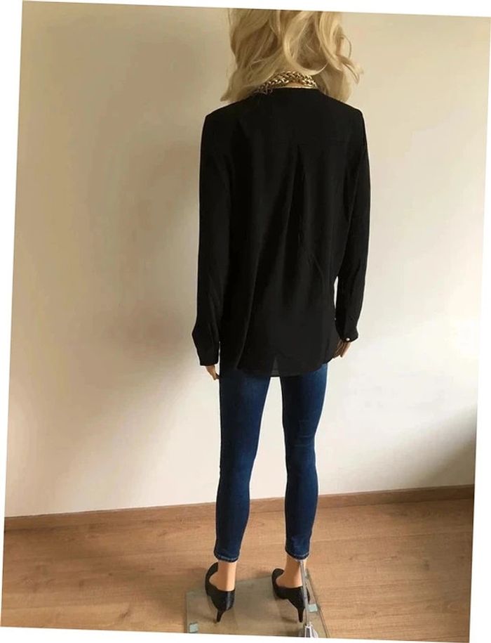 Blouse noire et dorée neuve à manches longues Sweewe taille M/L - photo numéro 10