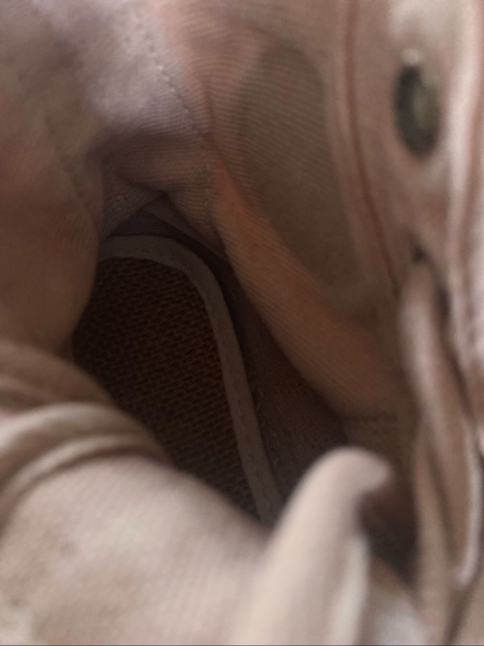 Pataugas original avec revers 37 toile beige - photo numéro 8