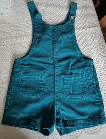 Salopette courte 5 ans