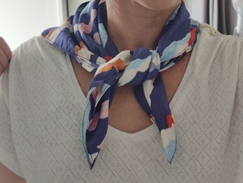 Foulard coloré My little box + sachet tissu assortit