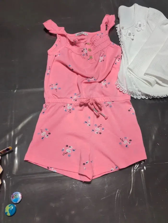 Lot cardigan et combi - photo numéro 2