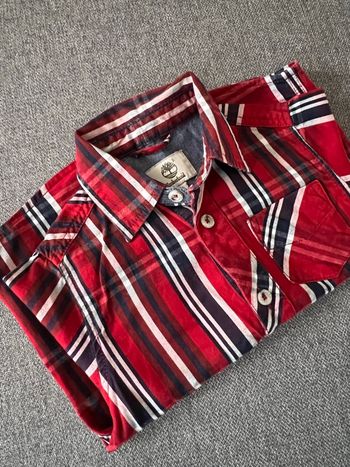 Chemise manches longues à carreaux Timberland garçon 2 ans
