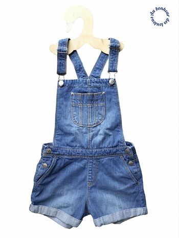 9 ans salopette short en jean kiabi