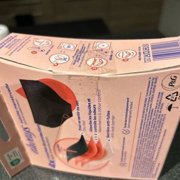 Culotte menstruelle noire Always neuve - photo numéro 4