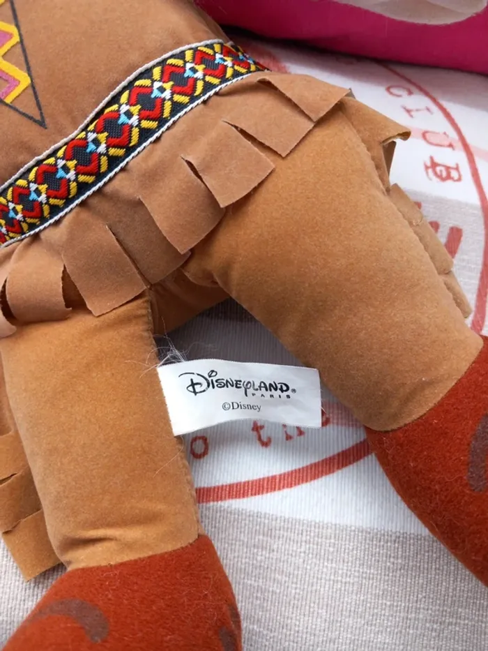 Peluche Mickey indien Disneyland Paris 40 cm - photo numéro 4