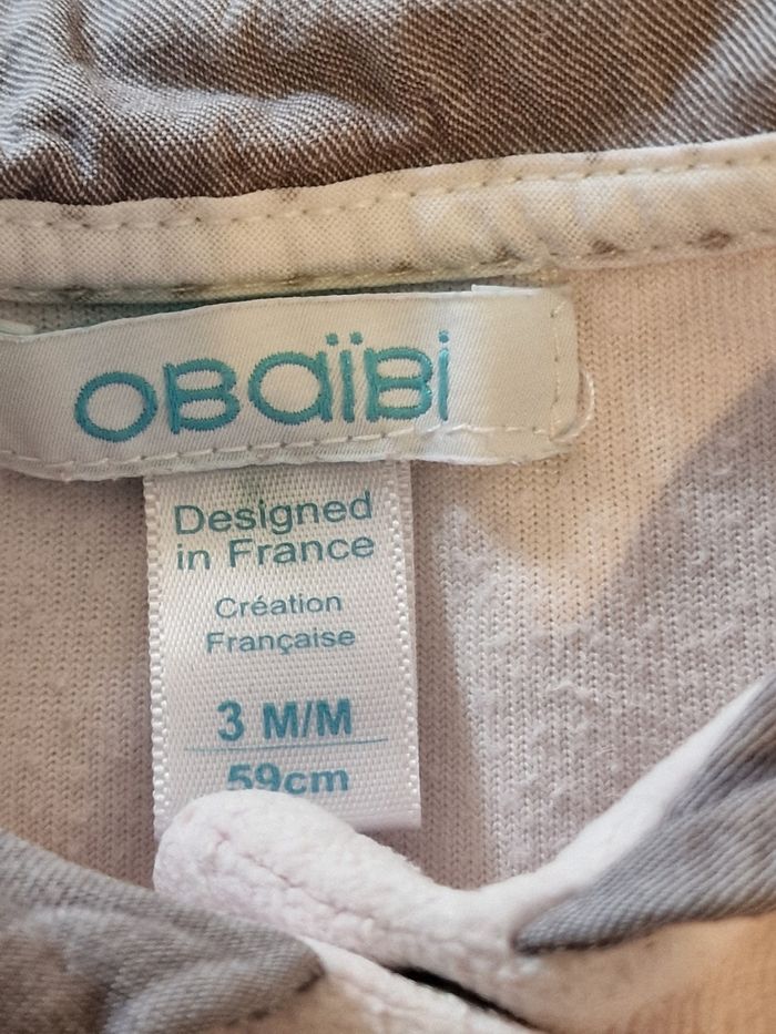 Lot 2 pyjamas velours Okaidi 3mois - photo numéro 7