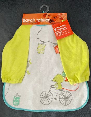 Bavoir avec manches 