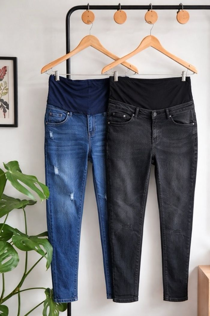Lot de 2 jeans de grossesse