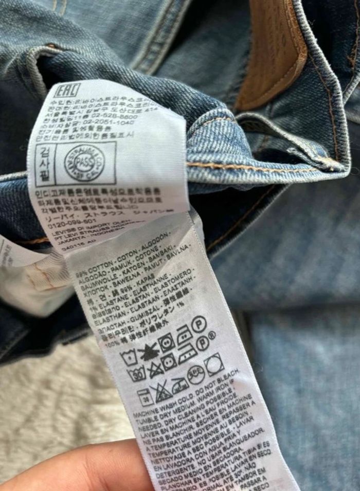 Jean Levi’s lot 502 tapered fit fuselé slim W30 L32 M/40 Premium Performance homme bleu clair - photo numéro 11