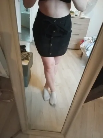 Short noir velour