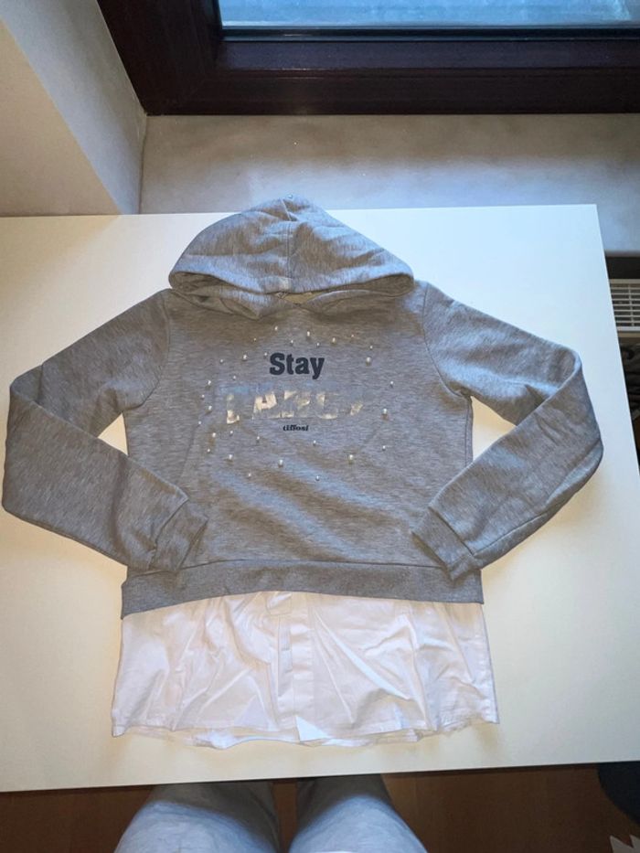 Pull à capuche avec chemise