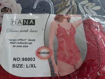 body dentelle rouge - L/XL - neuf - hana