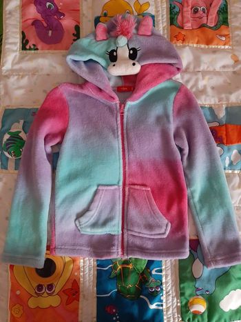Gilet capuche licorne tissaia 