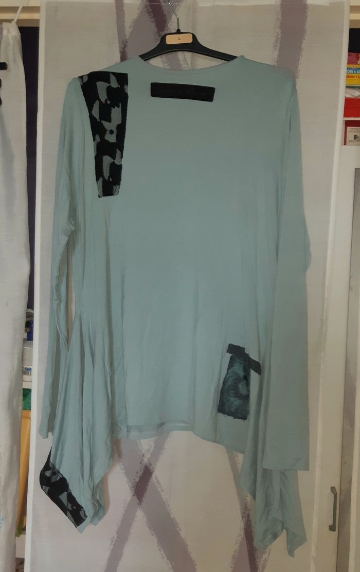 Ensemble Tee-shirt et jupe femme Taille 50 et 52 Poissons blancs - photo numéro 7