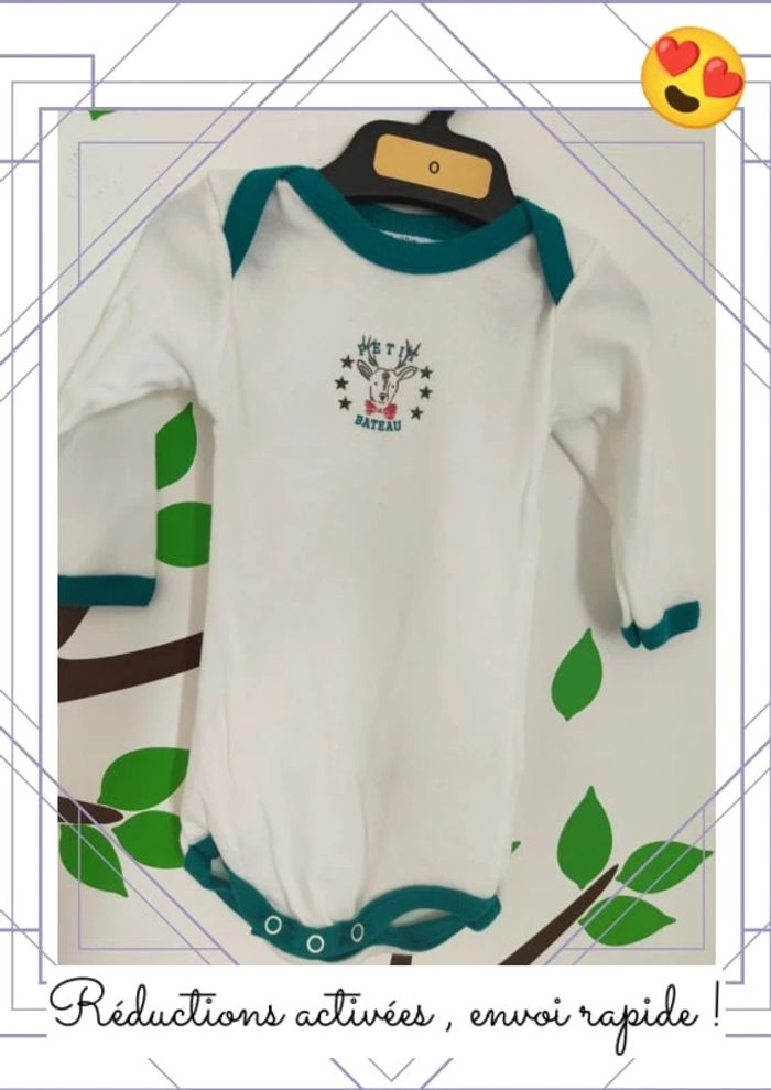 Jolie body petit bateau 3 mois - photo numéro 2