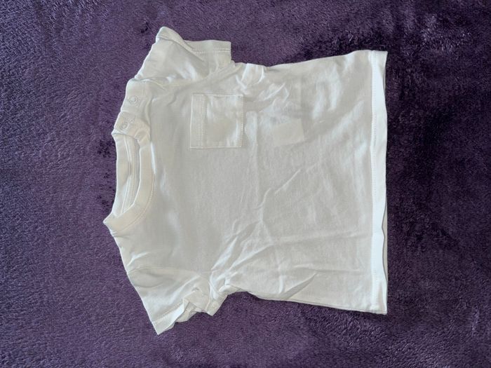 T-shirt bébé garçon blanc 3 mois - Kiabi