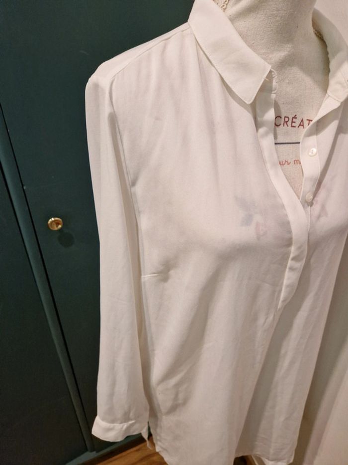 Blouse blanche Esmara_T.M/L - photo numéro 3