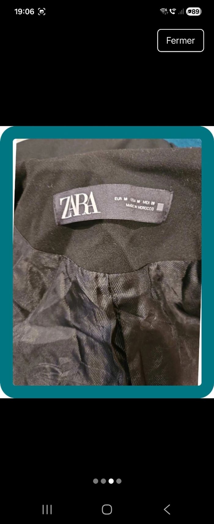 Manteau zara - photo numéro 3