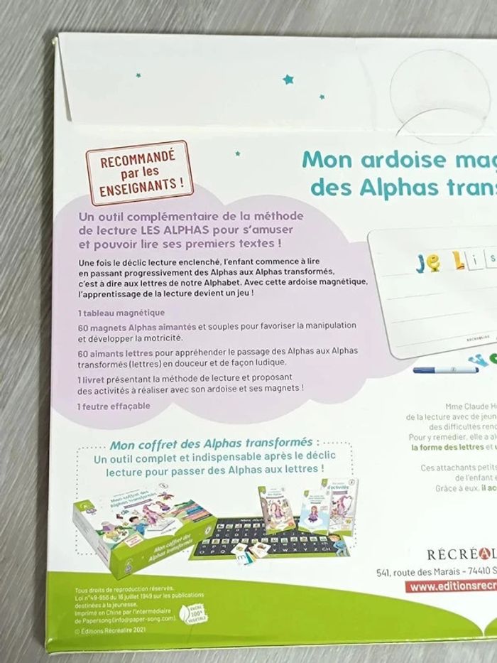 Mon ardoise magnétique des Alphas transformés - photo numéro 8