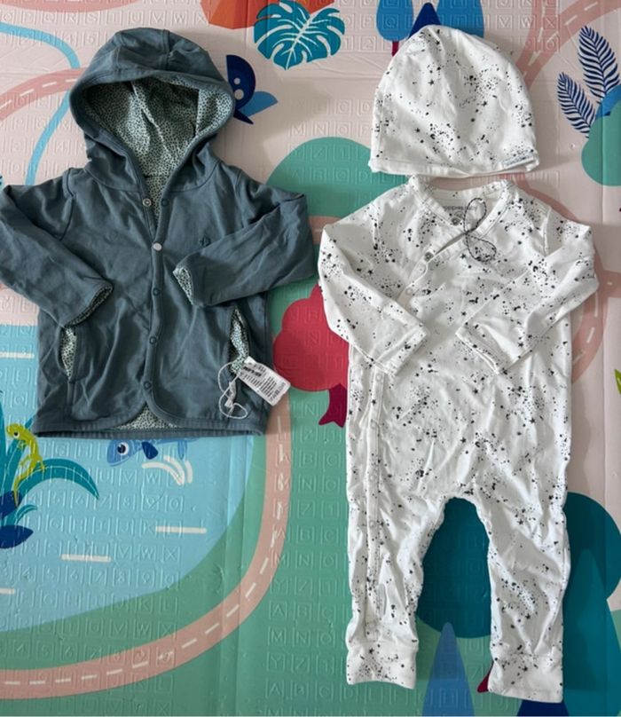 Ensemble vêtements garçon 4/6mois