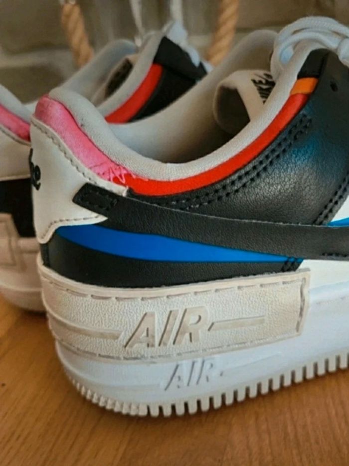 Baskets Sneakers Nike Air force 1 low shadow white black multi - photo numéro 9