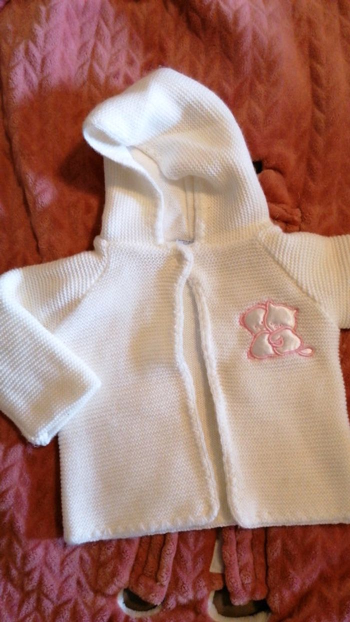 Manteau gillet tricot